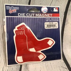 Wincraft Boston Red Sox WinCraft 5" Socks Die-Cut Car Magnet